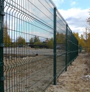 Забор,  ограждения секционные с полимерным покрытием Днепропетровск