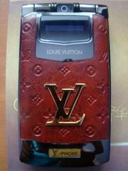 Louis Vuitton LV8 Vinous мобильный телефон раскладной 2sim
