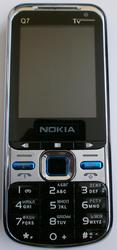 Мобильный телефон  копия Nokia Q7,  2 сим карты,  ТВ. Оплата при получен