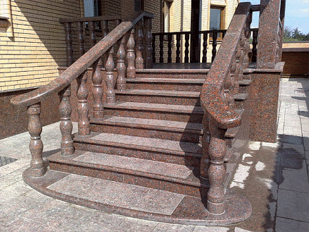 Лестницы гранитные в Крыму