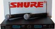 Shure LX88-(3 )2 радиомикрофона SM58 
