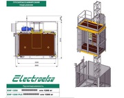 Лифт строительный грузопассажирский Electroelsa ELSA Н15 (EHP 1200)